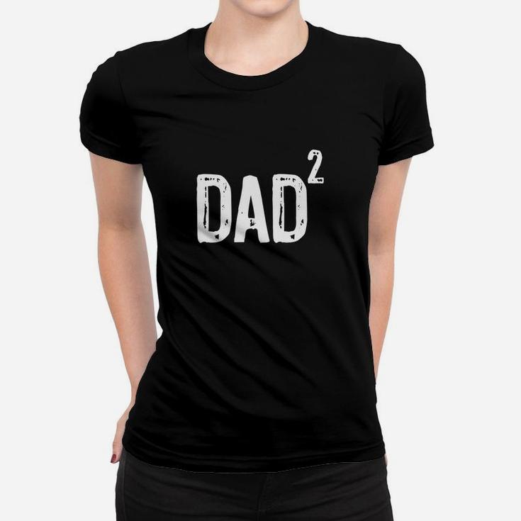 Mens Dad Of Two 2 Squared T-shirt Ladies Tee