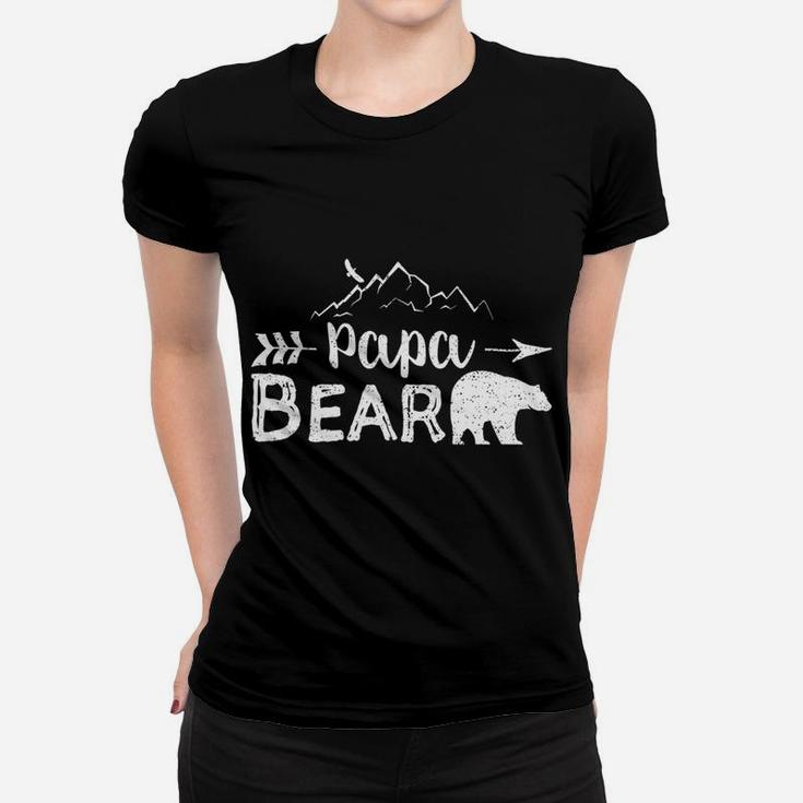 Mens Papa Bear Matching Family Mama Papa Bear Camping Gift Ladies Tee