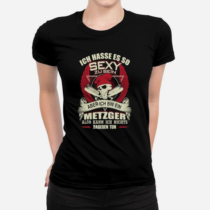 Metzger Slogan Herren Frauen Tshirt: So Sexy Sein mit Totenkopf-Design