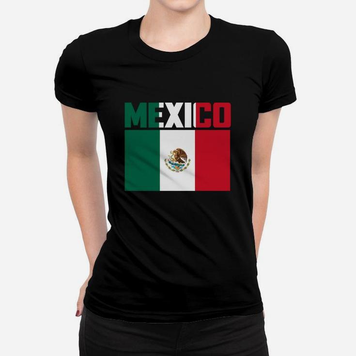 Mexico Proud Mexican Mexico Flag Ladies Tee