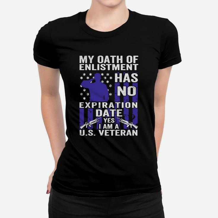 Military, Us Veterans Oath Of Enlistment Ladies Tee