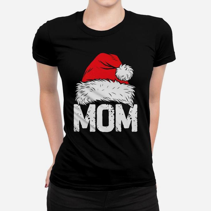 Mom Christmas Santa Family Matching Pajamas Mama Tee Ladies Tee