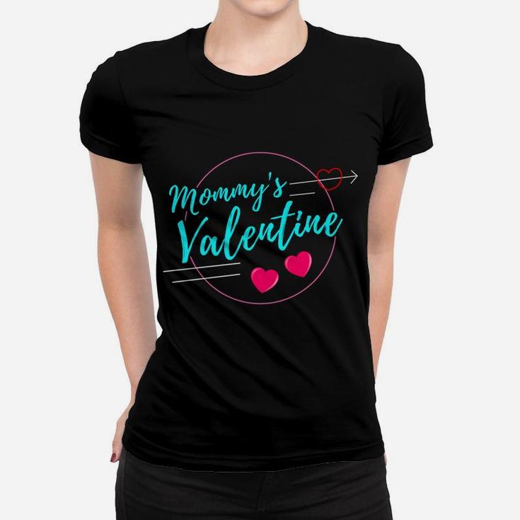 Mommy Valentine Valentines Day Heart Kids Boys Girls Ladies Tee