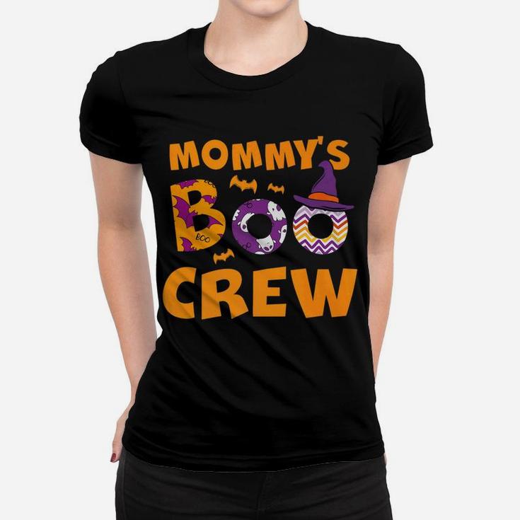 Mommys Boo Crew Mommys Crew Halloween Costume Ladies Tee