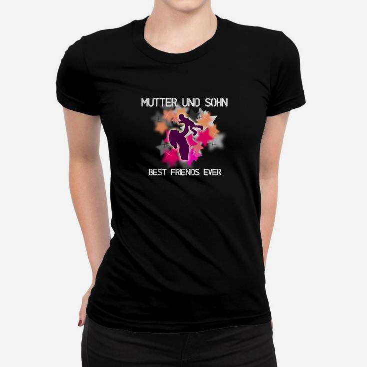 Mutter und Sohn Best Friends Forever Frauen Tshirt, Herz & Puzzle Design