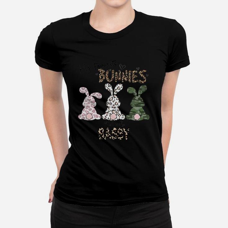 My Favorite Bunnies Call Me Sassy Lovely Family Gift For Women Ladies Tee