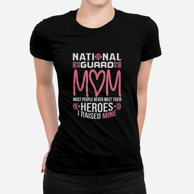 National Guard Mom Army Heroes Gifts Military Family Ladies Tee