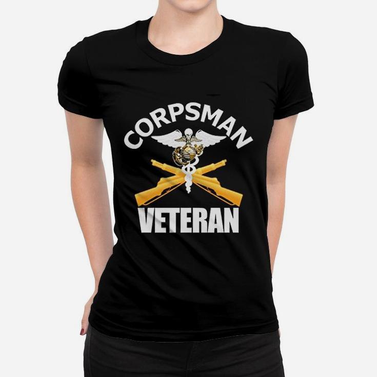 Navy Corpsman Navy Veteran Gift Ideas Ladies Tee