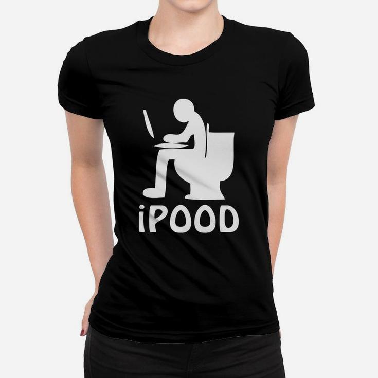 New Ipood Toilet T-shirt Ladies Tee