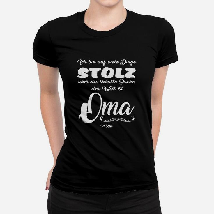 Oma Stolz Nur Für Kurze Zeit Frauen T-Shirt