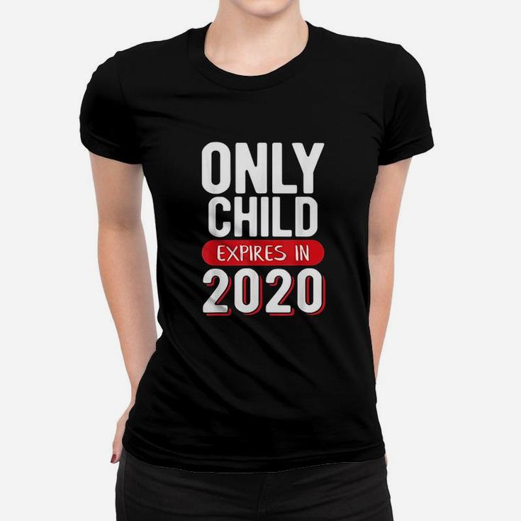 Only Child Expires 2020 Big Sister Big Brother 2020 Ladies Tee