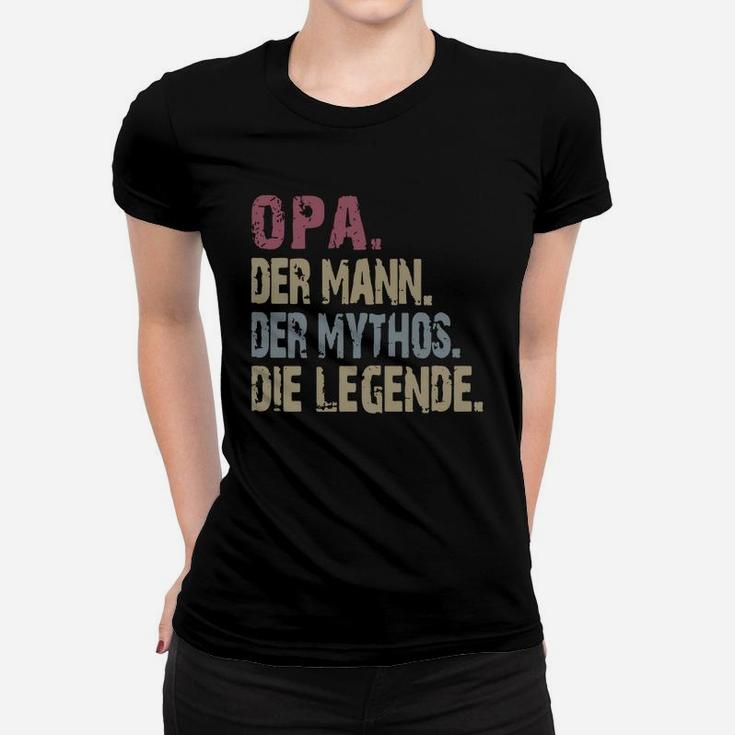 Opa Der Mann Der Mythos Die Legende Vintage Shirt Ladies Tee