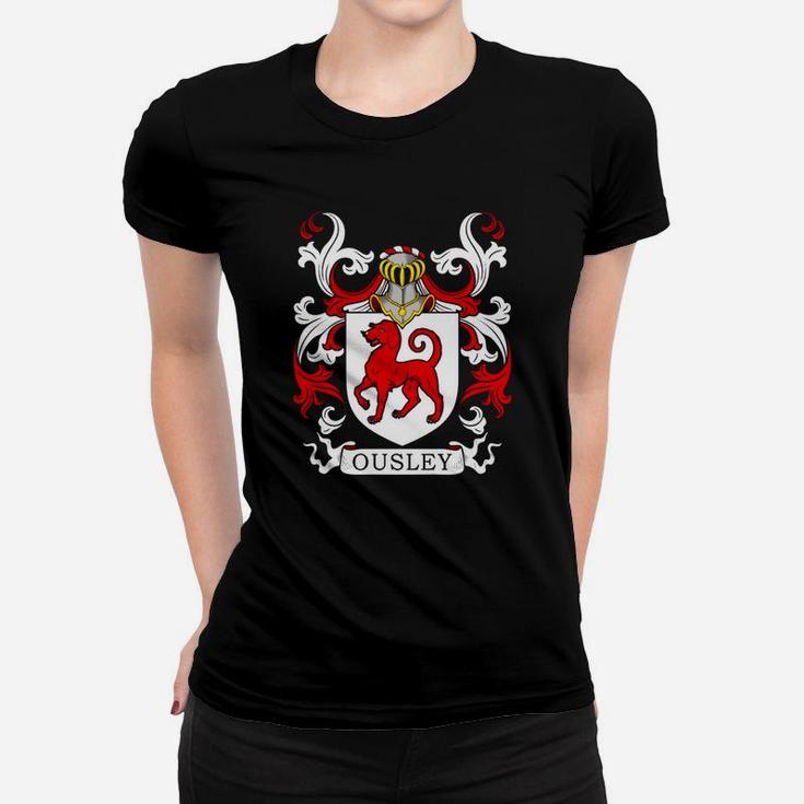 Ousley Family Crest British Family Crests Ii Ladies Tee