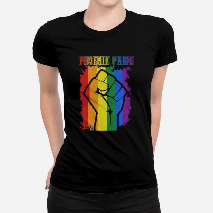 Phoenix Pride Lgbt Rainbow Flag Ladies Tee