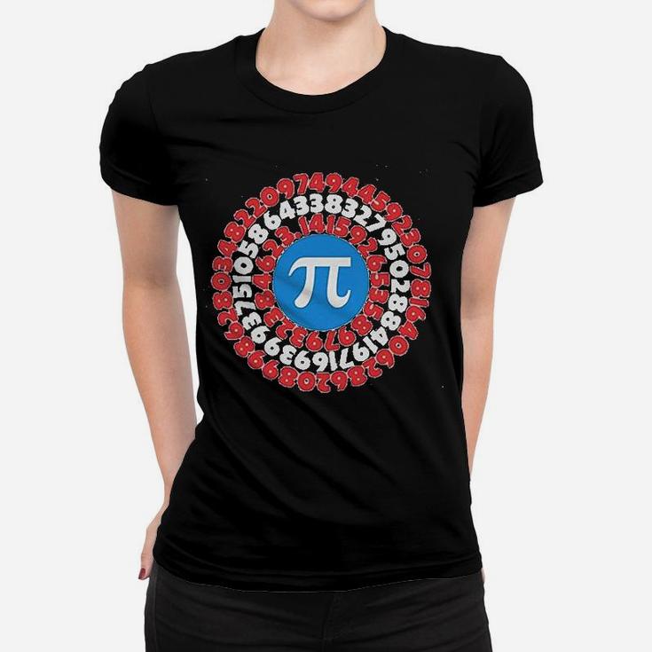 Pi Day Superhero Captain Pi Math Geek Gift Women T-shirt
