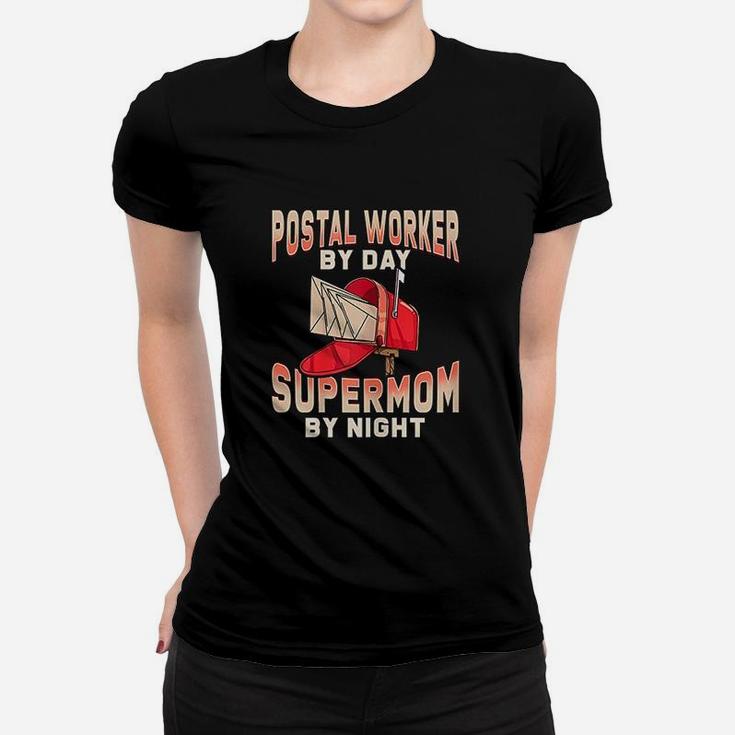 Womens Postal Worker By Day, Supermom By Night. Mail Carrie T-Shirt Womens Postal Worker By Day, Supermom By Night. Mail Carrie T-Shirt