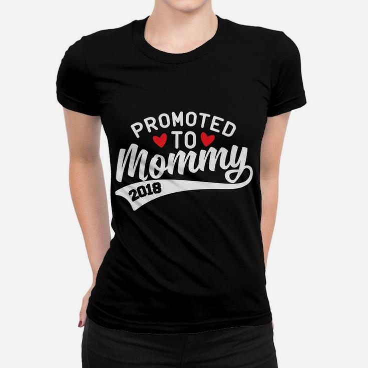 Promoted To Mommy 2018 Soon To Be Mommy Ladies Tee