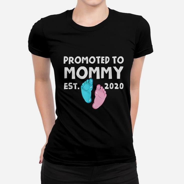 Promoted To Mommy Est 2020  New Mom Gift Ladies Tee