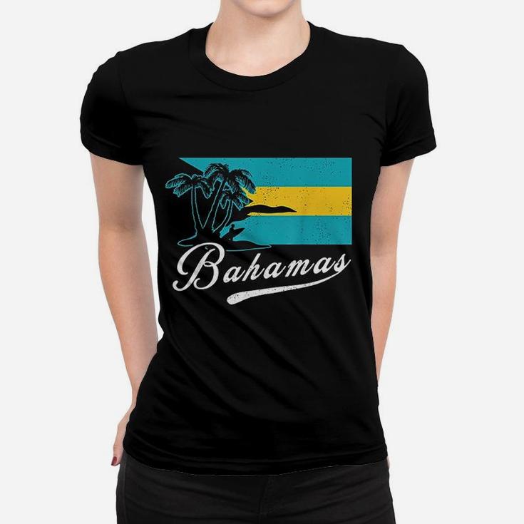 Proud Bahamas Bahamians Flag Gift Design Idea Ladies Tee