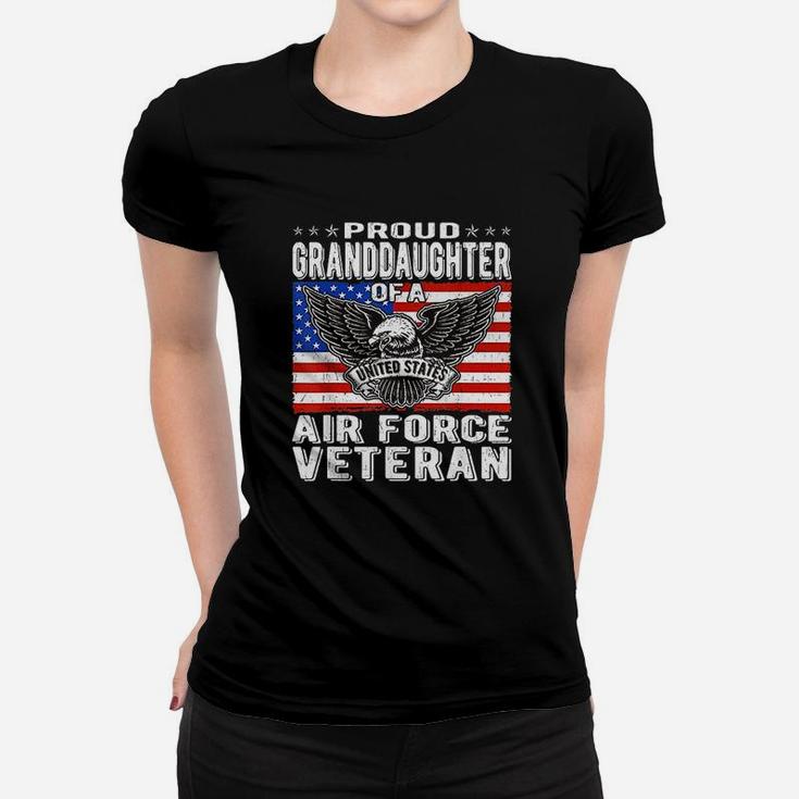 Proud Granddaughter Of A Us Air Force Veteran Ladies Tee