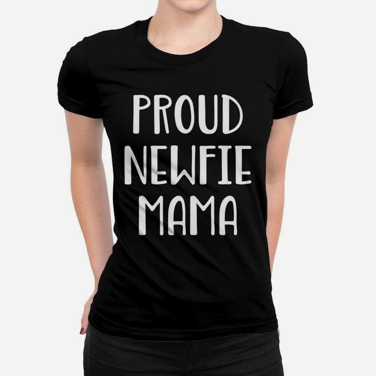 Proud Newfie Mama Newfoundland Dog Mom Ladies Tee