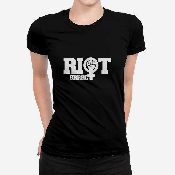 Riot Grrrl Shirt With Feminist Symbol Ladies Tee
