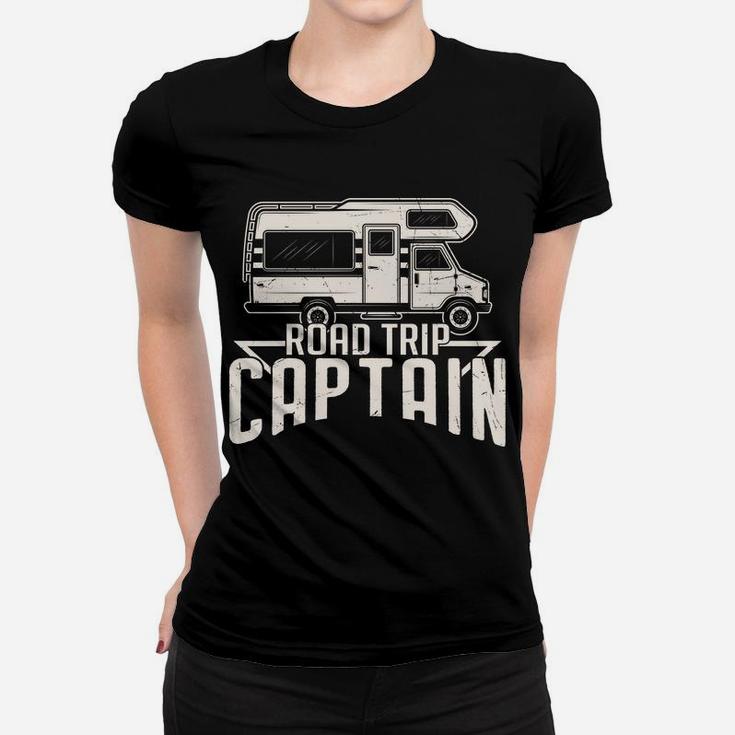 Road Trip Captain Camping Truck Go Camping Outside Women T-shirt