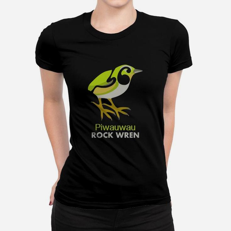 Rock Wren New Zealand Bird T-shirt Ladies Tee