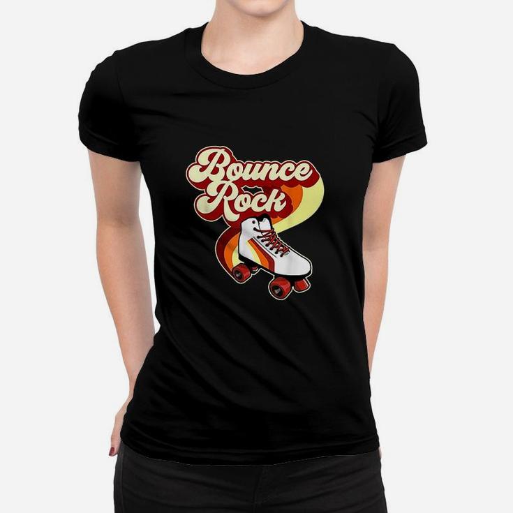 Roller Disco Bounce Rock Roller Skate Vintage 70s 80s Ladies Tee