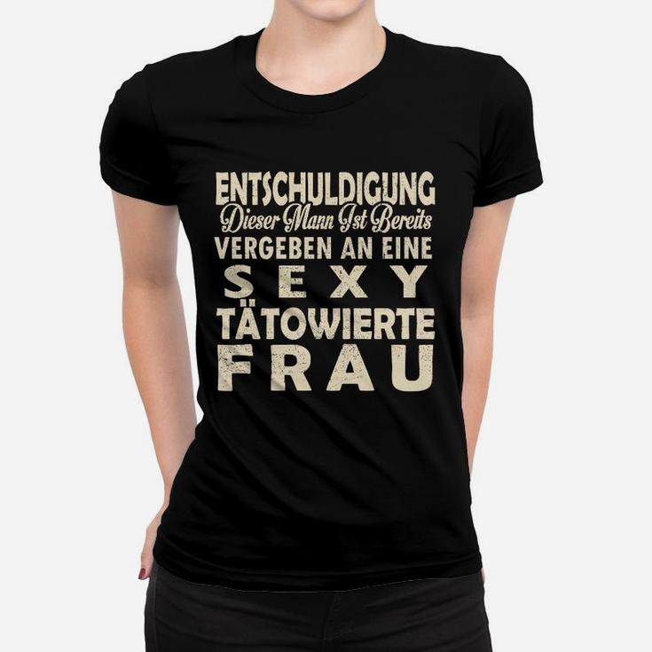 Schuldigung Sexy Tätowierte Frau Super-Frauen Tshirt für Männer