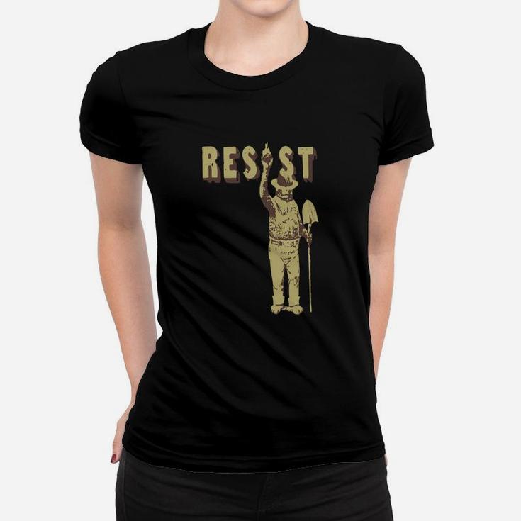 Smokey Bear Says Resist Tee Shirt - Mens Tall T-shirt Ladies Tee