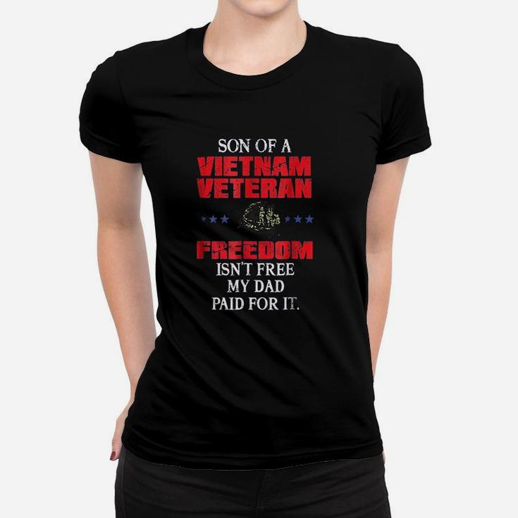 Son Of A Vietnam Veteran Proud Army Veteran Ladies Tee