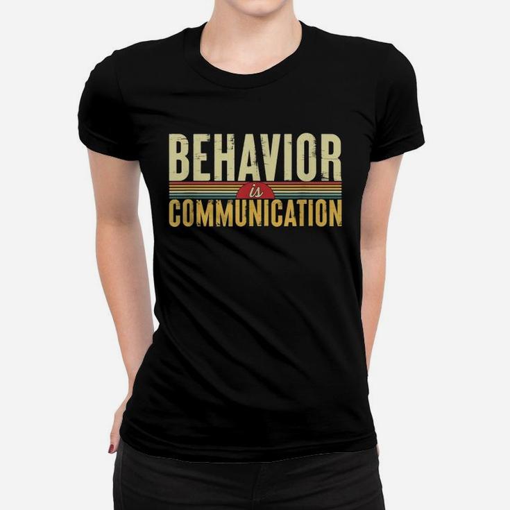 Sped Special Education Behavior Is Communication Vintage Ladies Tee