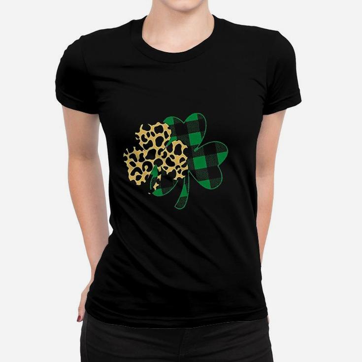 St Patricks Day Blessed And Lucky Graphic Im One Lucky Mama Tops Ladies Tee