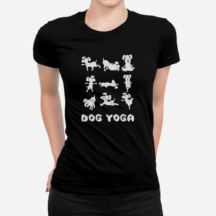 Süßer Yoga Hund Meditation Haustier Hundebesitzer  Frauen T-Shirt