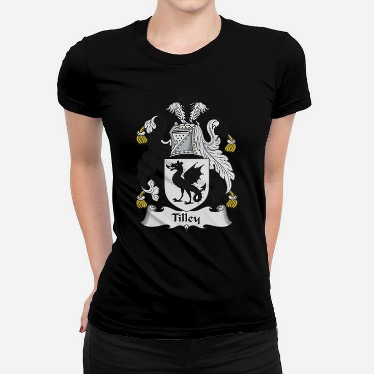Tilley Family Crest British Family Crests Ladies Tee