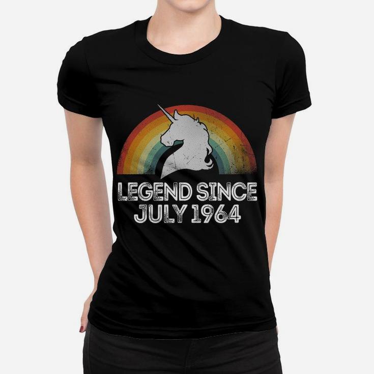 Unicorn Legend Since June 1964 58th Birthday Gift Vintage  Ladies Tee