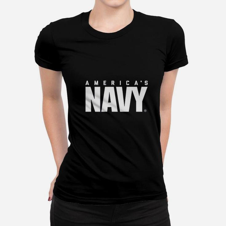 United States Of Americas Navy Graphic Ladies Tee