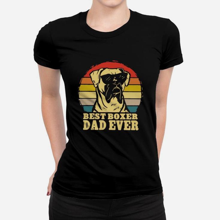 Vintage Best Boxer Dad Ever Father’s Day Ladies Tee