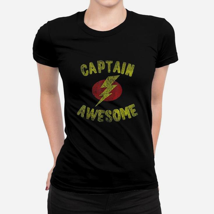 Vintage Captain Awesome Ladies Tee