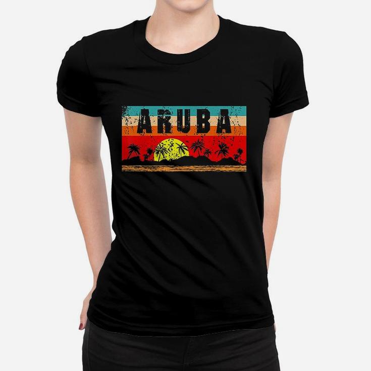Vintage Tropical Aruba Ladies Tee
