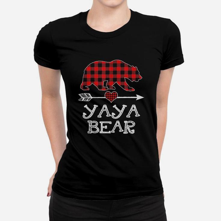 Yaya Bear Christmas Pajama Ladies Tee