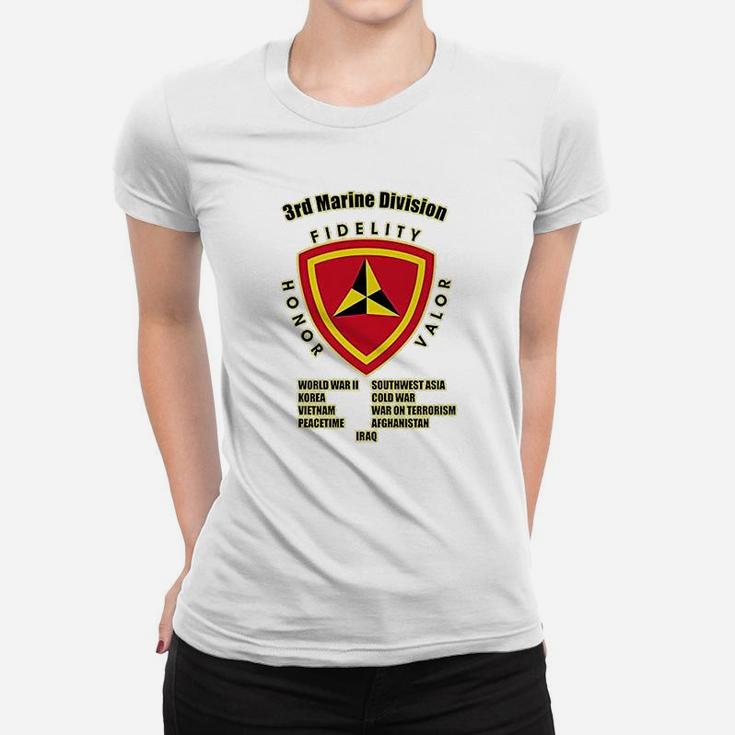 3rd Marine Division Campaign Ladies Tee