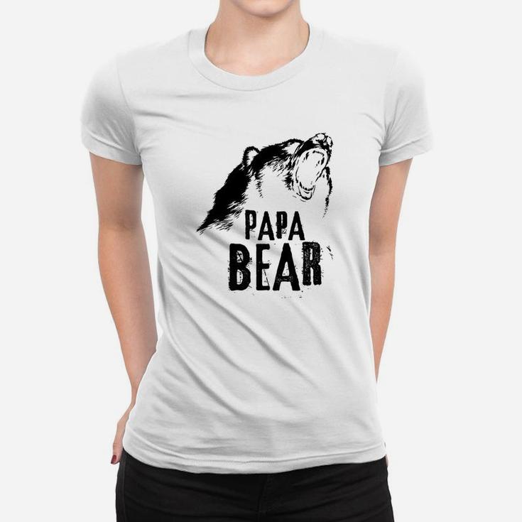 Awesome Gift On Father Papa Bear Ladies Tee