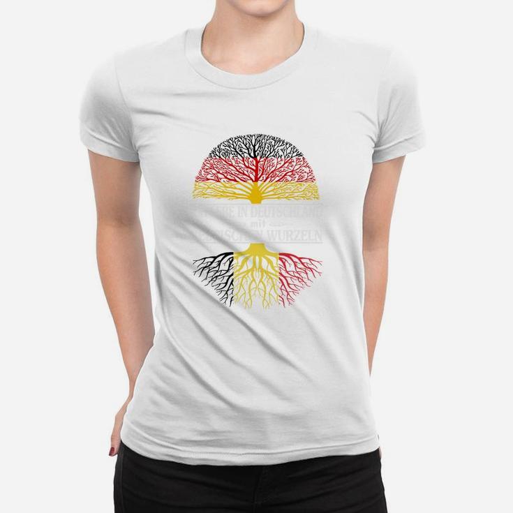 Belgischen Wurzeln Deutschland Frauen T-Shirt