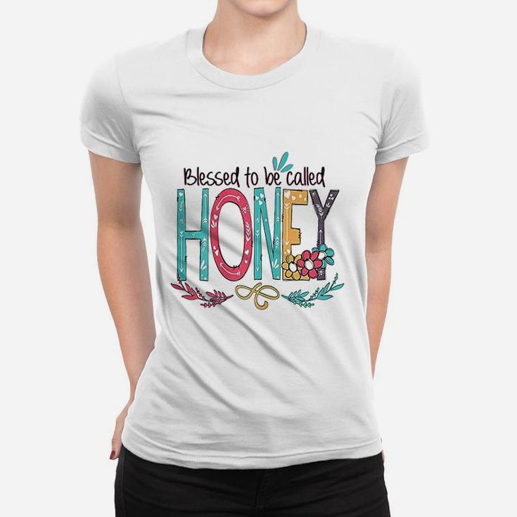 Blessed To Be Called Honey Colorful Gifts Grandma Women T-shirt