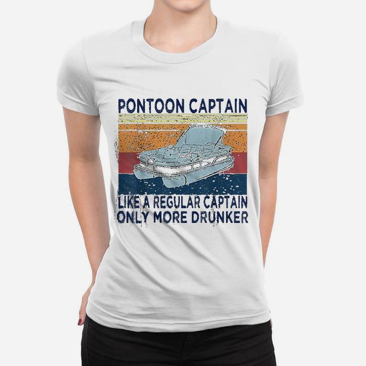 Captain Like A Regular Captain Only More Drunk Boat Ladies Tee