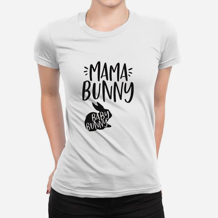 Cute Mama Bunny Baby Bunny Ladies Tee