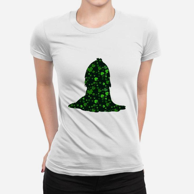 Cute Shamrock Maltese Mom Dad Gift St Patricks Day Awesome Dog Lovers Gift Ladies Tee