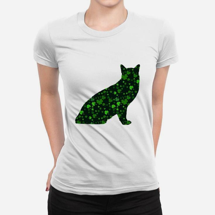 Cute Shamrock Tonkinese Mom Dad Gift St Patricks Day Awesome Cat Lovers Gift Ladies Tee